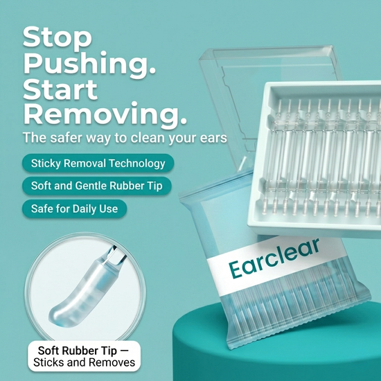 Sticky Ear Cleaner – Earclear