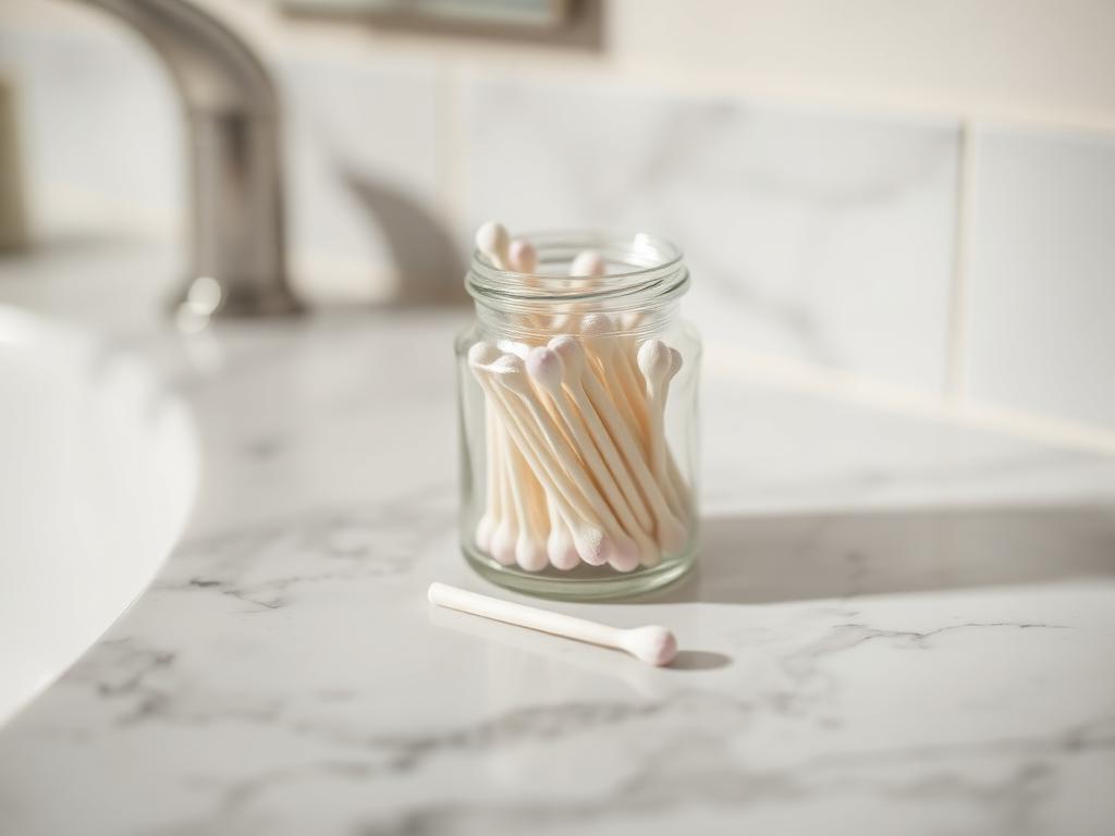 Cotton swabs used for ear cleaning