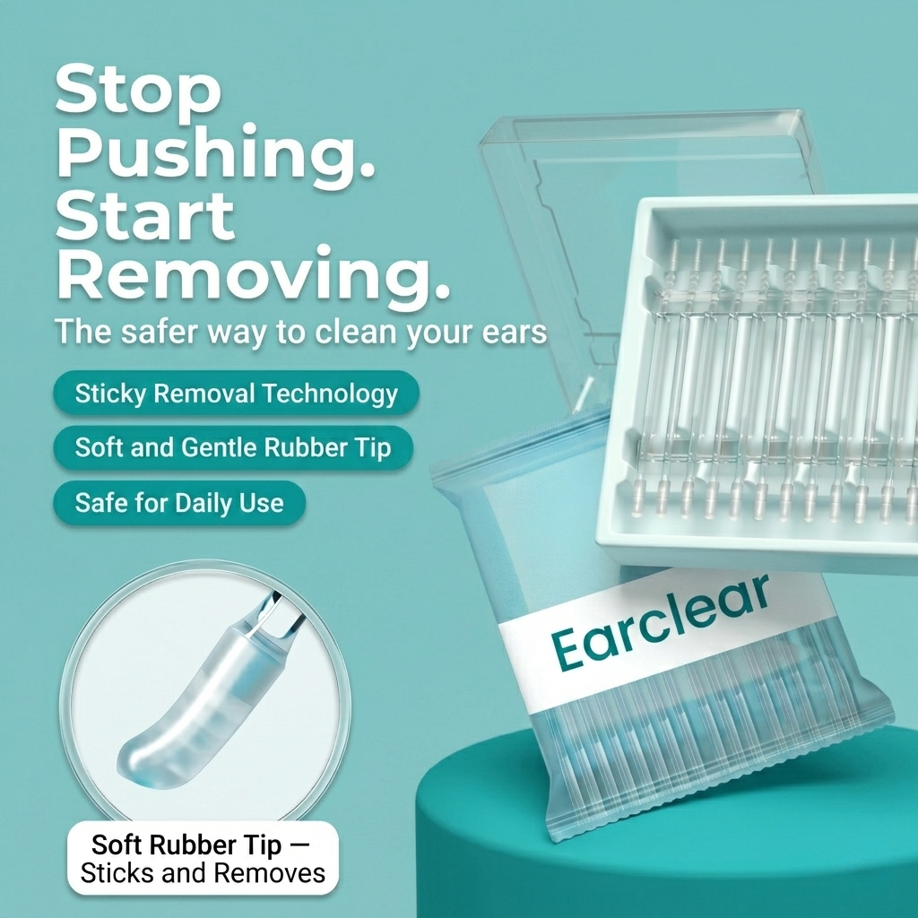 EarClear Sticky Ear Cleaner